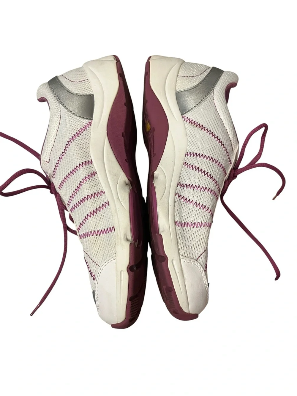 Vionic Alliance Comfort Walking Shoes White / Purple Women's Sneakers Sz 9